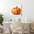 QUADRO SU TELA – ZUCCA AUTUNNALE MATURA - QUADRI HALLOWEEN E HORROR - STAMPE E QUADRI