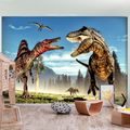 FOTOTAPETA DINOSAURY - FIGHTING DINOSAURS - FANTASY TAPETY - TAPETY