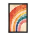 POSTER REGENBOGEN PEACH FUZZ - ABSTRAKTE FORMEN - POSTER