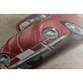 WANDBILD ROTER OLDTIMER - VINTAGE- UND RETRO-BILDER - BILDER