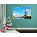 CANVAS PRINT BEAUTIFUL PANORAMA OF PARIS - PICTURES OF CITIES - PICTURES