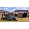 CANVAS PRINT CAR IN PICTURESQUE NATURE - VINTAGE AND RETRO PICTURES - PICTURES