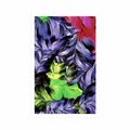 POSTER RETRO STROKES OF FLOWERS - ABSTRACT AND PATTERNED - POSTERS