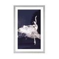 POSTER WITH MOUNT PASSIONATE DANCE OF A BALLERINA - MOTIFS FROM OUR WORKSHOP - POSTERS