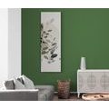 CANVAS PRINT BOHO PLANTS WITH A PATTERN - PICTURES OF TREES AND LEAVES - PICTURES