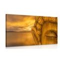 WANDBILD BUDDHA-DETAIL - BILDER MIT FENG SHUI-MOTIVEN - BILDER