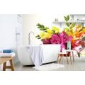 WALL MURAL BOUQUET OF FREESIAS - WALLPAPERS FLOWERS - WALLPAPERS