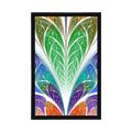 POSTER COLORED GLASS ABSTRACTION - ABSTRACT AND PATTERNED - POSTERS