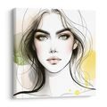 WANDBILD WEIBLICHE SCHÖNHEIT IN NUANCEN - WANDBILDER FRAUEN - BILDER