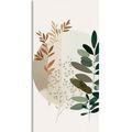 CANVAS PRINT BOHEMIAN PLANTS - PICTURES OF TREES AND LEAVES - PICTURES