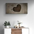 FOTO OP CANVAS SYMBOOL VAN LIEFDE - SCHILDERIJEN - MEGA UITVERKOOP TOT 70% 🔥