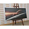 CANVAS PRINT PLANETS IN THE GALAXY - PICTURES OF SPACE AND STARS - PICTURES