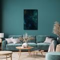 TABLEAU SUR TOILE – POUSSIÈRE D’ÉTOILES DANS L’OBSCURITÉ - IMAGES DE GALAXIE - TABLEAUX