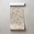 TAPETA BÉŽOVO ZLATÁ ORIENTÁLNÍ KRAJINA S PAGODAMI - TAPETY FENG SHUI - TAPETY