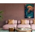 CANVAS PRINT SURREALISTIC JELLYFISH - PICTURES UNDERWATER WORLD - PICTURES