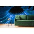 SELF ADHESIVE WALL MURAL BLUE GERBERA - SELF-ADHESIVE WALLPAPERS - WALLPAPERS