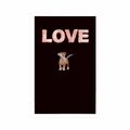 POSTER HUND MIT AUFSCHRIFT LOVE - MOTIVE AUS UNSERER WERKSTATT - POSTER