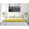 CANVAS PRINT BEAUTIFUL MOUNTAIN PANORAMA - PICTURES OF NATURE AND LANDSCAPE - PICTURES