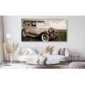 CANVAS PRINT RETRO AMERICAN CAR - PICTURES CARS - PICTURES
