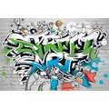 TAPETA WESOŁY STREET ART NAPIS SPREJEM - TAPETY - 🔥 TOTALNA WYPRZEDAŻ