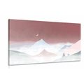 IMPRESSION SUR TOILE NUIT PASTEL - IMPRESSION SUR TOILE MONTAGNES - IMPRESSION SUR TOILE