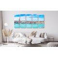 5-PIECE CANVAS PRINT VIEW OF VENICE - PICTURES OF CITIES - PICTURES