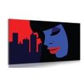 IMPRESSION SUR TOILE BELLE INCONNUE DANS LA VILLE - POP ART IMPRESSIONS SUR TOILE - IMPRESSION SUR TOILE