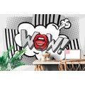 TAPETA STYLOWY SZARY POP ART - WOW! - POP ART TAPETY - TAPETY