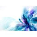 WANDBILD BLUME IM FUTURISTISCHEN STIL - BILDER BLUMEN - BILDER