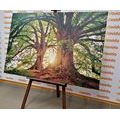 TABLEAU SUR TOILE – ARBRES MAJESTUEUX - TABLEAUX DE LA NATURE ET DES PAYSAGES - TABLEAUX