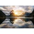 FOTOMURALE – ALBA IN NUOVA ZELANDA - CARTA DA PARATI NATURA - CARTA DA PARATI