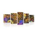 5-PIECE CANVAS PRINT FULL OF ABSTRACT ART - ABSTRACT PICTURES - PICTURES