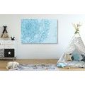 CANVAS PRINT MANDALA IN A WINTER THEME - PICTURES FENG SHUI - PICTURES