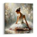 OBRAZ BALETKA VE SNOVÉM KLIDU - OBRAZY ŽENY - OBRAZY