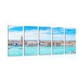 5-PIECE CANVAS PRINT VIEW OF VENICE - PICTURES OF CITIES - PICTURES