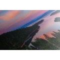 CANVAS PRINT LAKE AT SUNSET - PICTURES OF NATURE AND LANDSCAPE{% if product.category.pathNames[0] != product.category.name %} - PICTURES{% endif %}