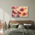 WANDBILD BLÜTEN IN PASTELLFARBEN - BILDER BLUMEN - BILDER