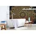 SELF ADHESIVE WALLPAPER GOLDEN ORIENTAL MANDALA - WALLPAPERS - 🔥 TOTAL SALE 🔥