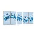 5-PIECE CANVAS PRINT FLYING PATTERNS - ABSTRACT PICTURES{% if product.category.pathNames[0] != product.category.name %} - PICTURES{% endif %}
