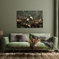 WANDBILD ROMANTISCHE TROCKENBLUMEN - BILDER BLUMEN - BILDER