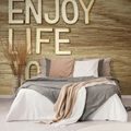 TAPETA Z CYTATEM - ENJOY LIFE TODAY - TAPETY CYTATY I NAPISY - TAPETY