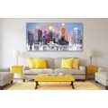 CANVAS PRINT COASTAL CITY - PICTURES OF CITIES - PICTURES