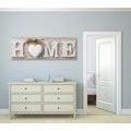 QUADRO CON LE PAROLE "HOME" CON UN DESIGN VINTAGE - QUADRI CON SCRITTE E CITAZIONI - QUADRI