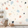 FOTÓTAPÉTA PASZTELL TERRAZZO FORMÁK - TAPÉTÁK GYEREKEKNEK - TAPÉTÁK