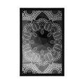 AFFICHE MANDALA EN NOIR ET BLANC - FENG SHUI - AFFICHES