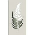 CANVAS PRINT LEAF FROM A FERN WITH A TOUCH OF MINIMALISM - PICTURES OF TREES AND LEAVES - PICTURES