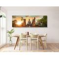 CANVAS PRINT BUDDHA STATUE IN THE SUKHOTHAI PARK - PICTURES FENG SHUI - PICTURES