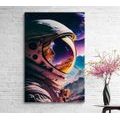 CANVAS PRINT MYSTERIOUS PROFILE OF A COSMONAUT - PICTURES OF ASTRONAUT - PICTURES
