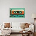 SLIKA RETRO KAZETA ZA MAGNETOFON - GLAZBENE SLIKE - SLIKE