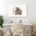 QUADRO SU TELA – ELEFANTE CARINO PER BAMBINI - QUADRI PER BAMBINI ANIMALI - STAMPE E QUADRI